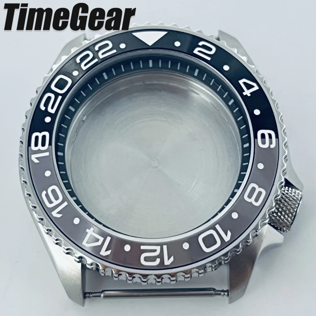 

42mm NH35 SKX 007 Men's Watch Case S Crown Ceramic/Aluminum Bezel Watch Case For NH34 NH35 NH36 NH38 NH70 Movement