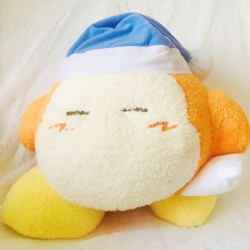 34cm Cute Cartoon Kirby Plush Toy Kawaii Soft Stuffed Toy Bedroom Sleeping Throw Pillow Decoration Birthday Gift view 2