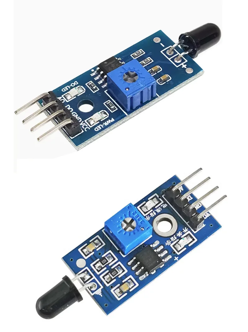 Flammensensormodul 4-polig – Feuererkennung Infrarotempfänger für Arduino/ESP32 Feueralarmsystem