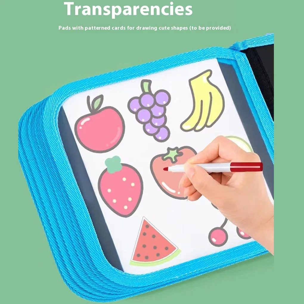 Reusable Drawing Pads with 12 Watercolor Pens Erasable Doodle Book for KidsToddlers Toys Writing Painting Set Preschool Toy