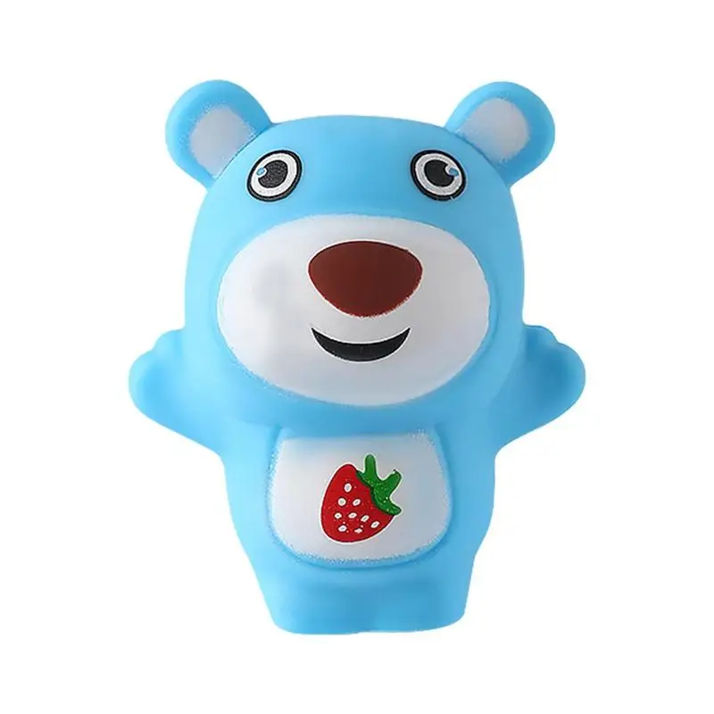 Brinquedo macio inodoro elástico para crianças, Cute Bear Cartoon, Produto de conforto seguro, Brinquedo elástico para casa, Crianças da escola