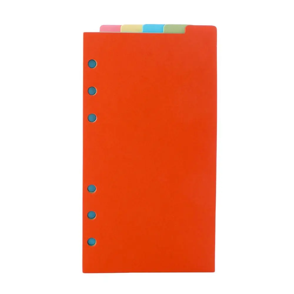 5 teile/satz Schule Liefert Fach Planer für Notebook Nachfüllen Papiere Index Teiler Index Paginierung A5 A6 A7 Binder Teiler