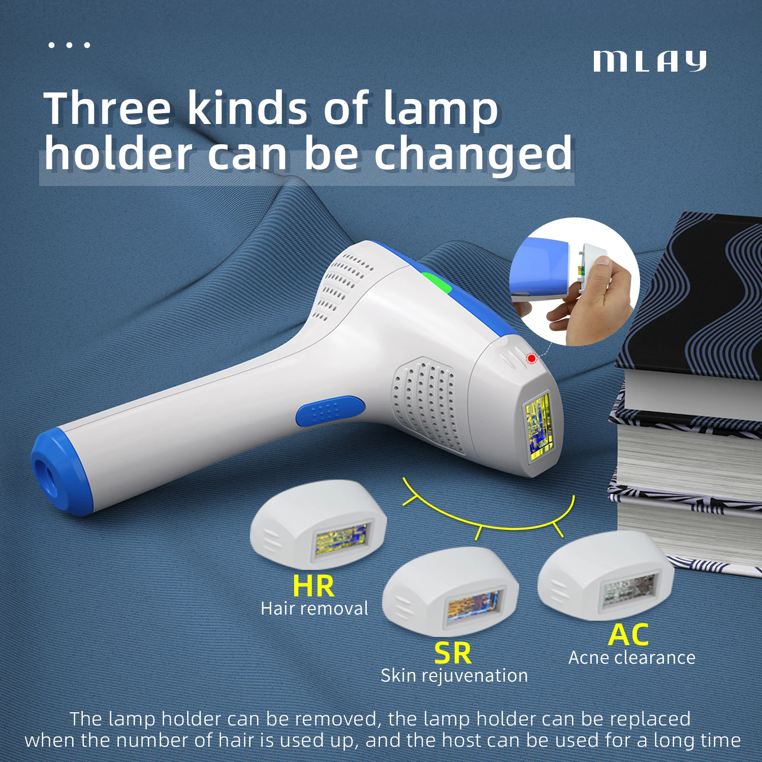 Home Use Mlay Permanent Body Bikini Face Hand Held Mini Ipl Laser Hair Removal Machine