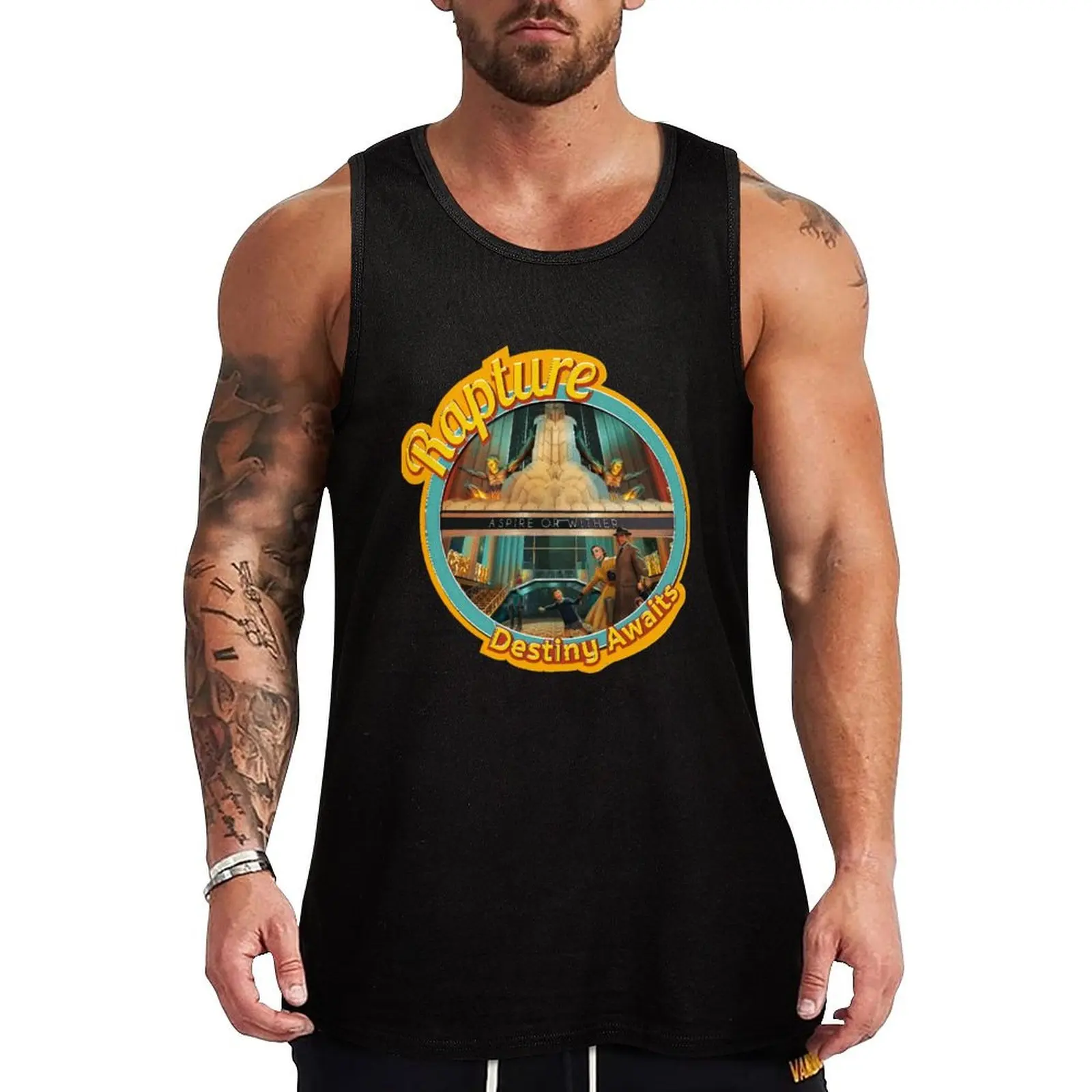 

Day Gift Shooting Bioshock Video Game Cool Gifts Tank Top summer clothes Sleeveless men Body man