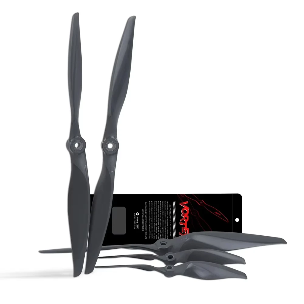 4Pair Gemfan Vortex 8X4 8X6 8X8 8X10 CW+CCW Propeller Gray Glass Fiber Nylon for FPV Racing Drone