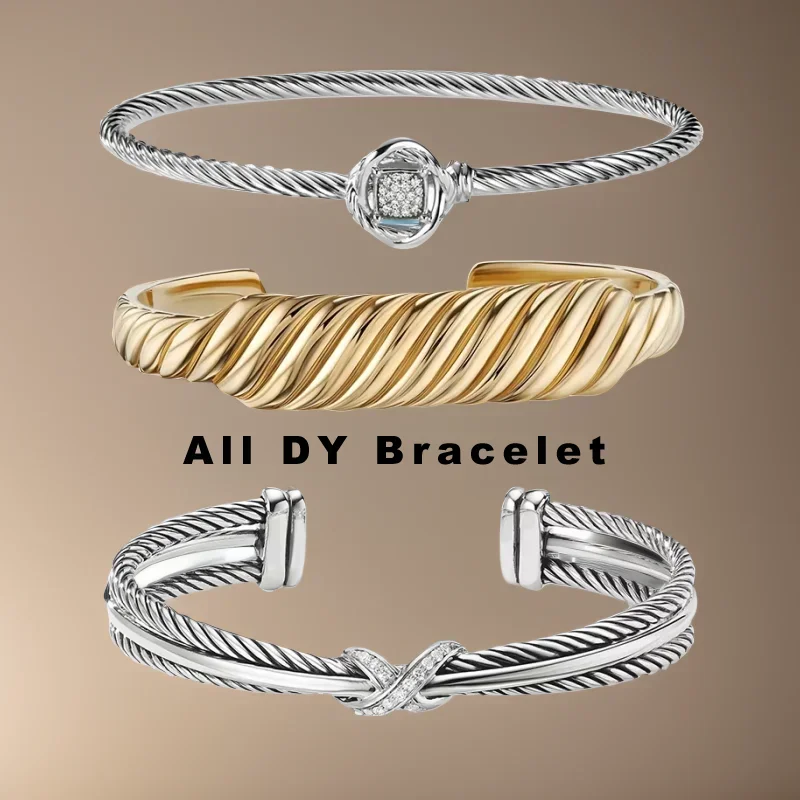 2024 All Complete D Women's Bracelet  X Station Cable Cross