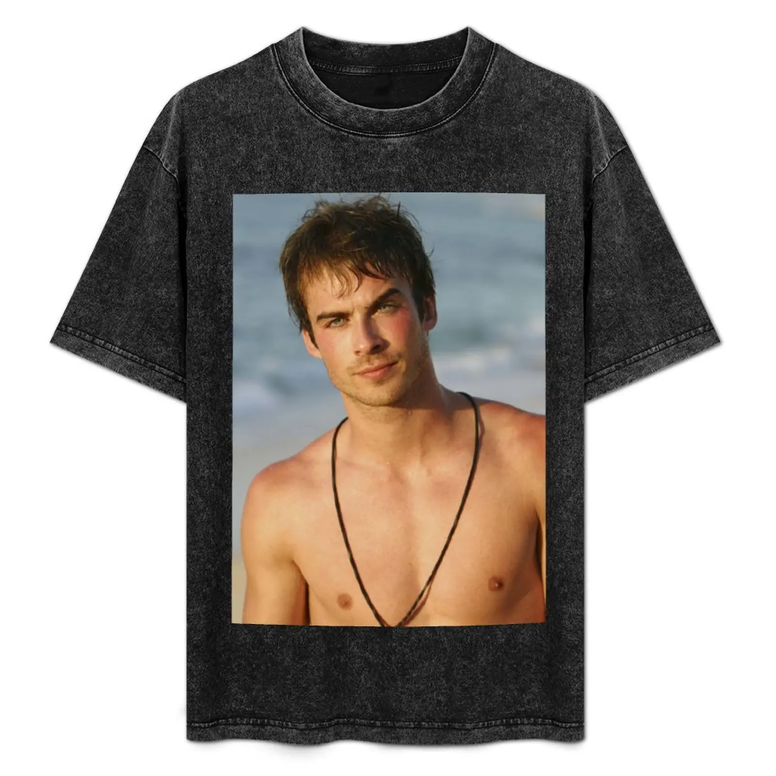

Ian Somerhalder Shirtless T-Shirt Comfort Stretch Tee Shirt