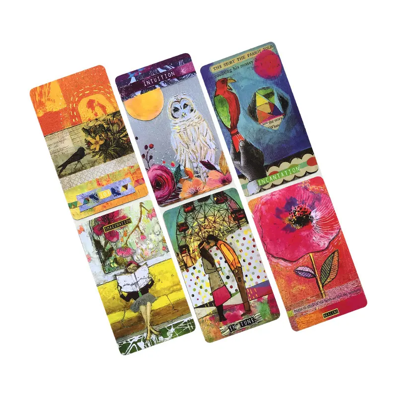 Tarjeta de Tarot de oráculo de sincronización en inglés, tarjeta de profecía de adivinación del destino, juego de fiesta familiar, Tarot, 78 cartas,