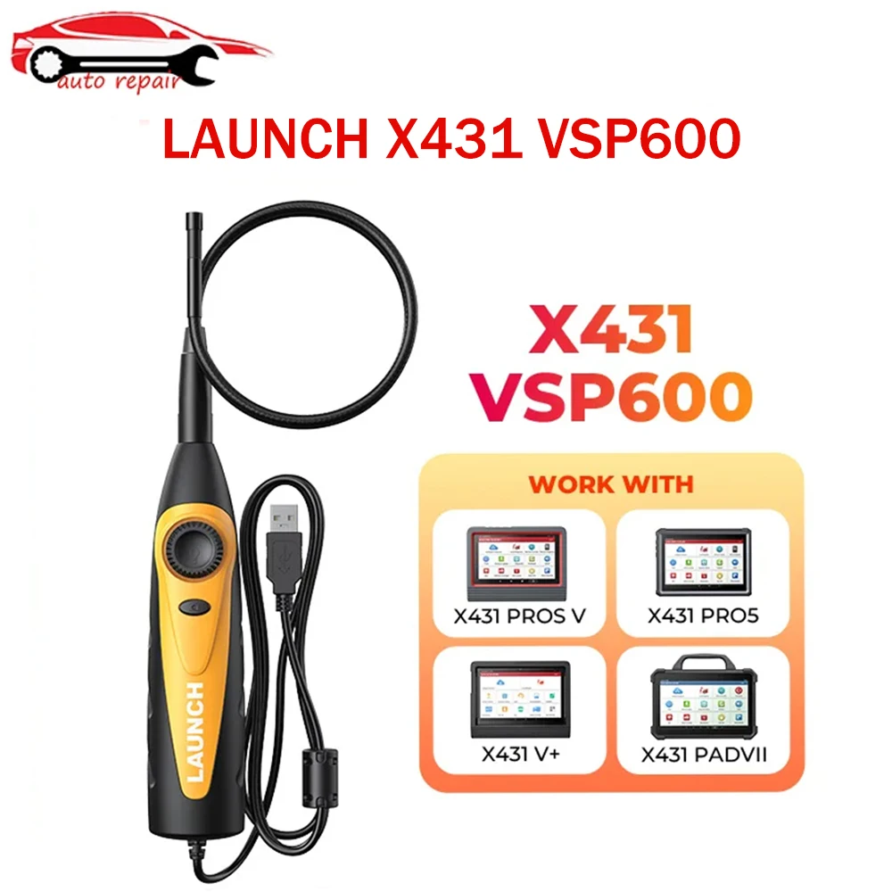 

LAUNCH X431 VSP-600 VSP600 OBD2 Scanner Video Scope Camera Digital Inspection Camera work with X431 V X431 V+ X431 Pro3S+