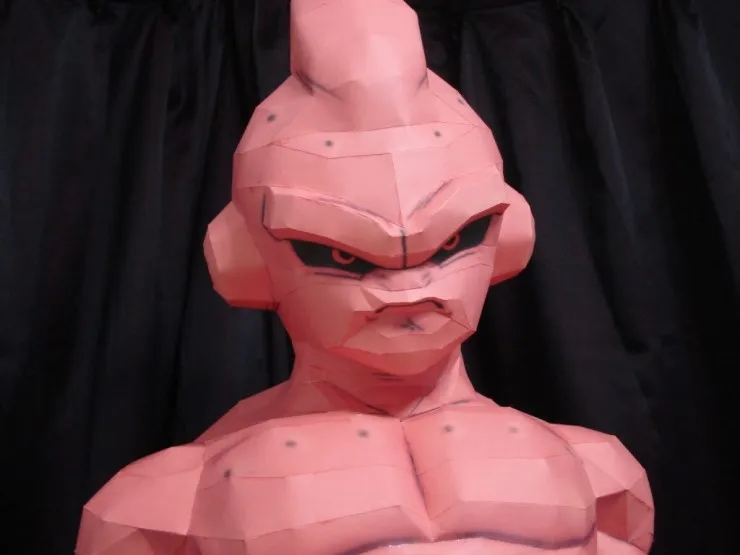 1.3M Majin Buu Paper Model Papercraft 3D DIY Puzzles Hand Made Creative Sculpture Props Home Decor Room Ornament Desk Decoration