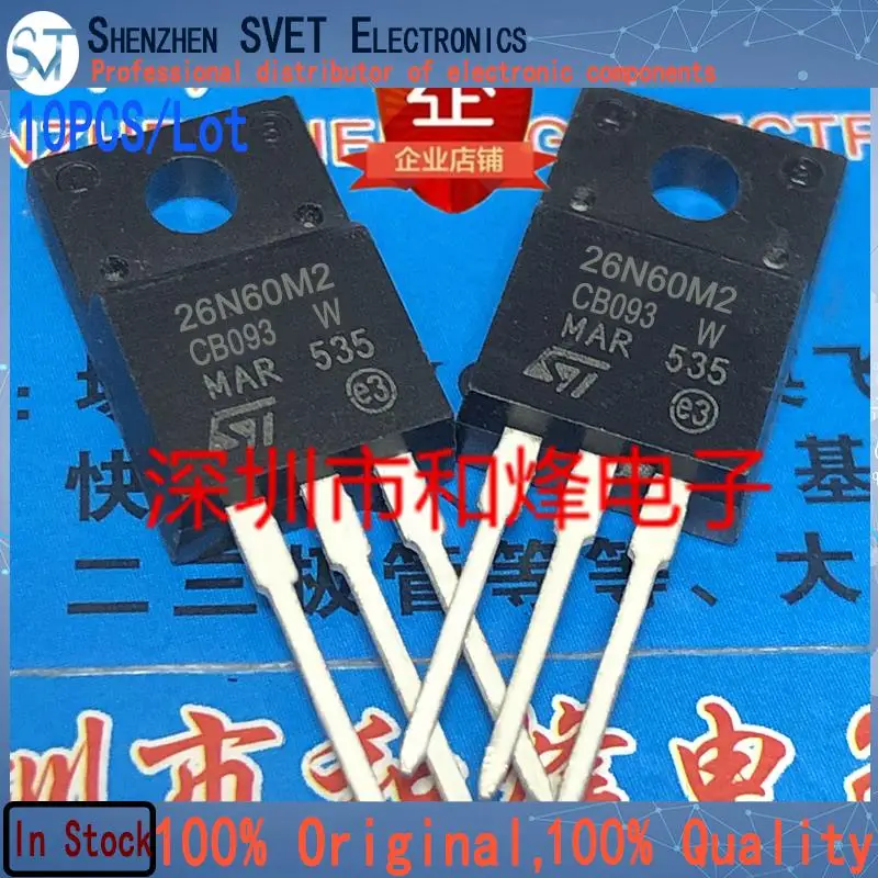 10PCS/Lot 26N60M2 STF26N60M2 STP26N60M2   26A 600V 100% Inport Original In Stock Ship Fast