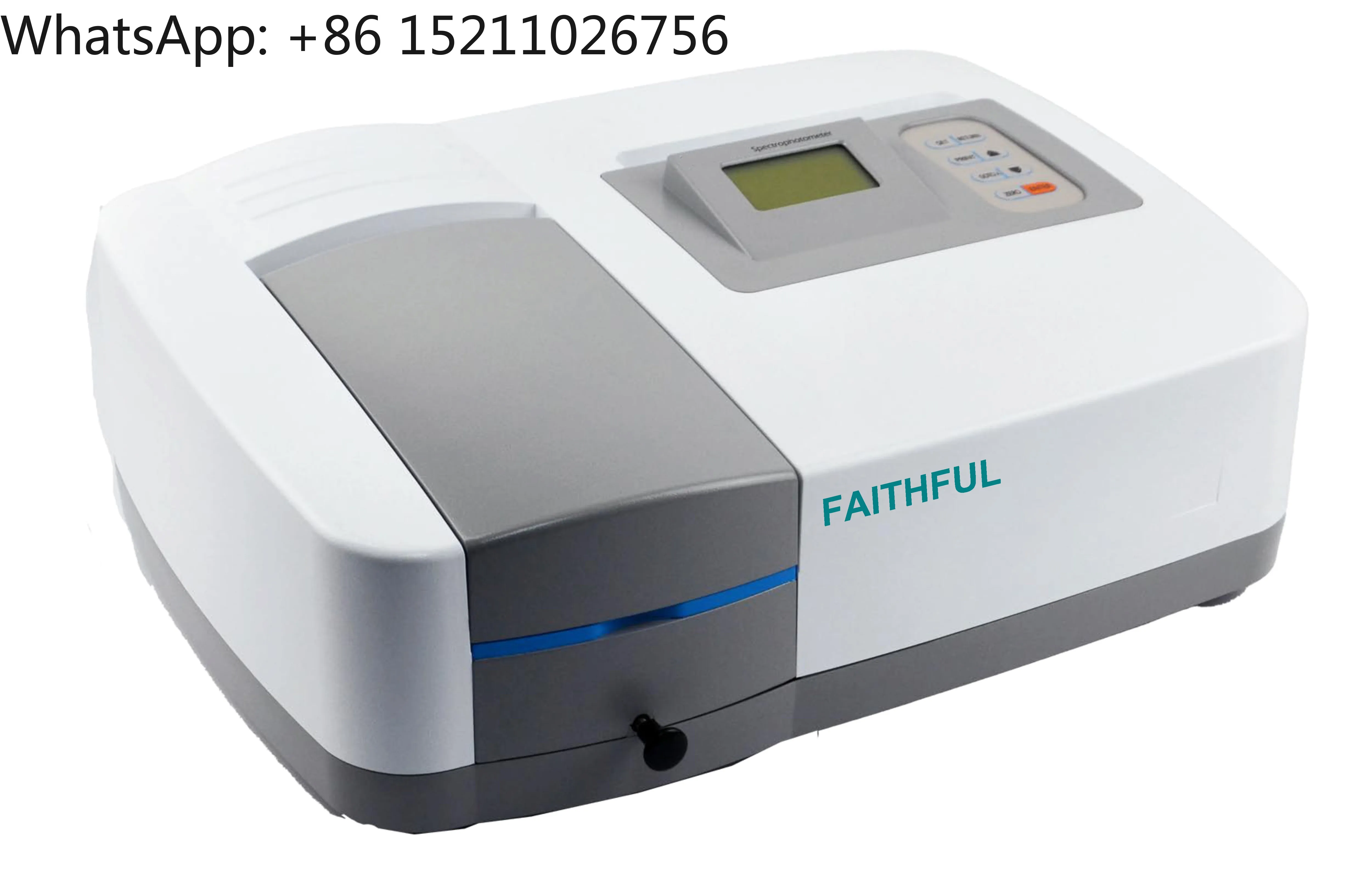 Laboratory Vis Spectrophotometer LCD Display Single Beam 325-1000nm