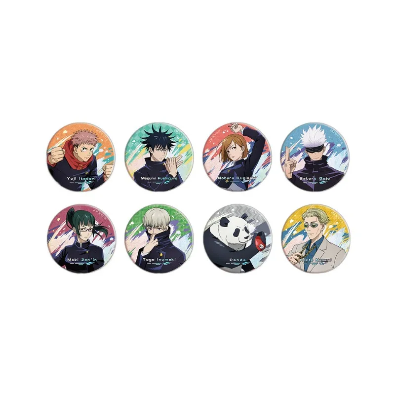 Anime Jujutsu Kaisen Satoru Gojo Itadori Yuji YUMA UCHIDACard Badge Collection Card Peripheral Character Cards Toy Gift for Kids