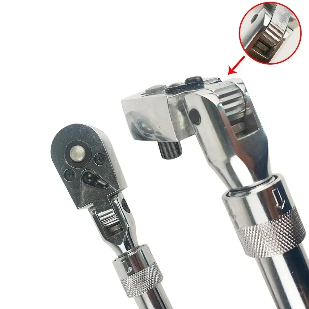 1/2 3/8 72-Tooth Carbon Retractable Ratchet Wrench Automatic Quick Release Spanner Multifunctional Hand Tool