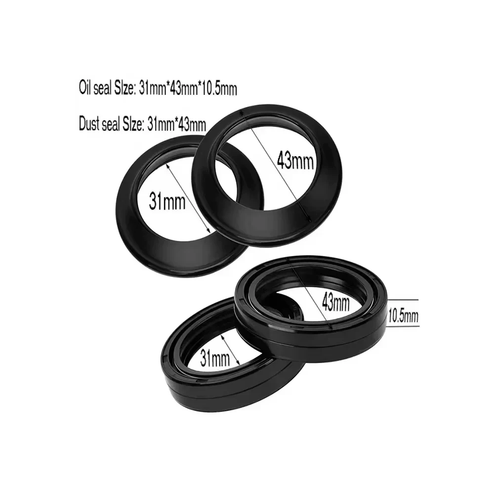 For Honda CB125F 2015-2017 CB125T 1978-1979 CB125 T2 1979-1986 Motorcycle Front Fork Damper Oil Seal Dust Cover Accessories