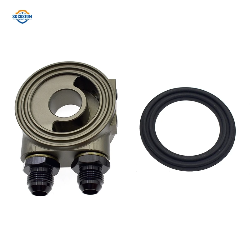 CUSTOM Oil Cooler Radiator Kit For VW Golf MK5 MK6 Audi A3 A4 TTS 1.8T 2.0T EA113 Engine Car Modification
