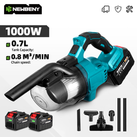 NEWBENY Electric Vacuum Cleaner Cordless Portable Efficient Household Industrial Construction Clean Tools For  18V Battery