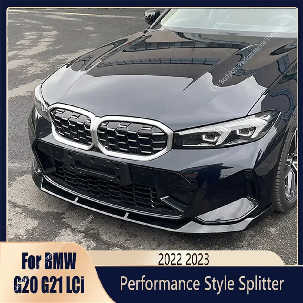 

Performance Splitter For Bmw G20 G21 Lci Front Bumper Splitter Lip Spoiler Diffuser 318i 320i 330i 320d M340i 2022 2023 Bodykits