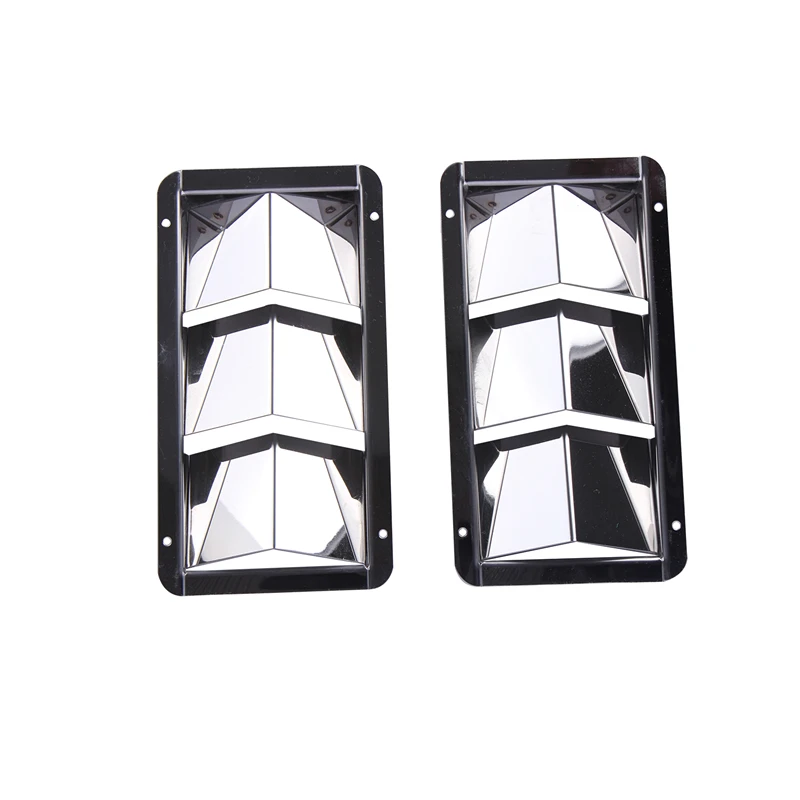 2X Boat Vents Air Louvered Stainless Steel Bilge Vents Grille Ventilation Marine Grill Cover