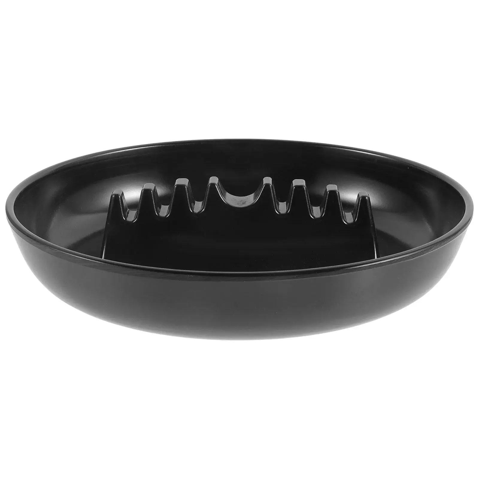 

Black 7 Cigarette Ashtray Rack Modern Plastic Home Hotel Restaurant Indoor Ashtray Outdoor Outdoor Use