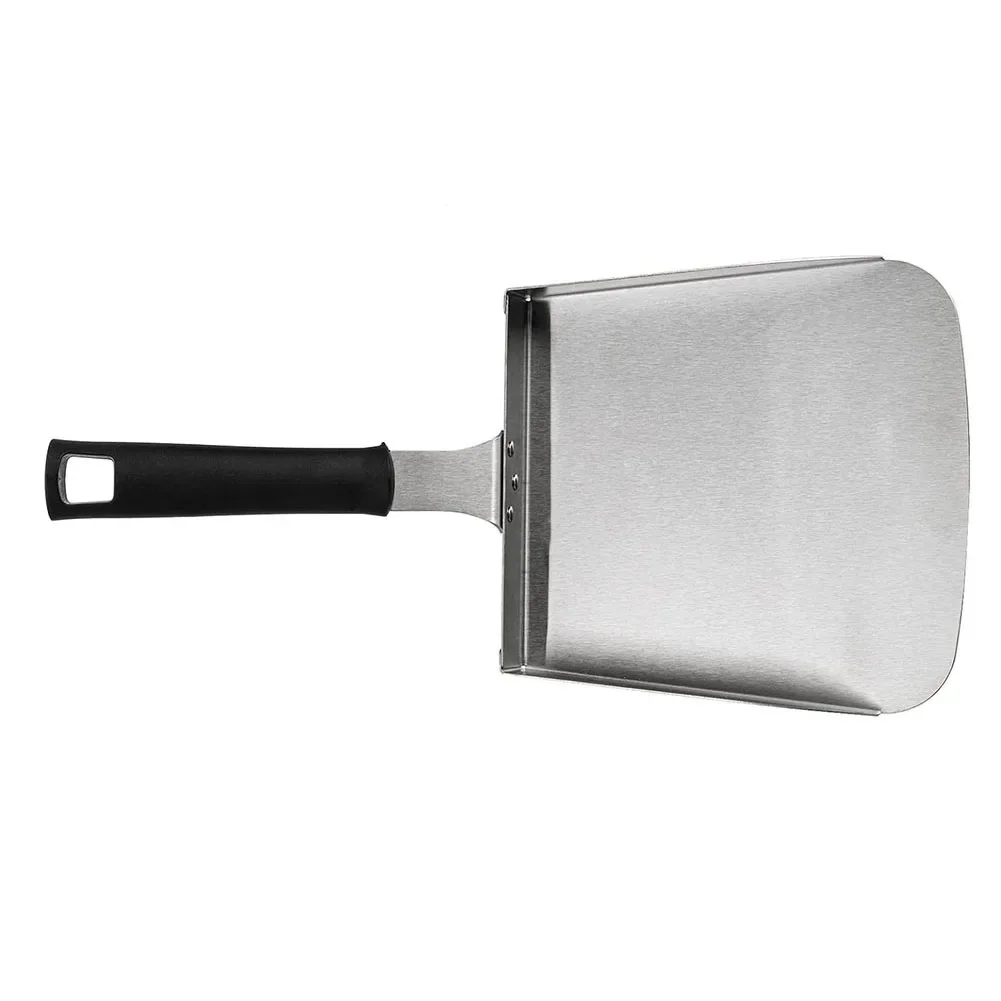 Griddle Food Mover Spatula Made from Stainless Steel for Cooking Rice Vegetables and Stir Fry on Outdoor Grills