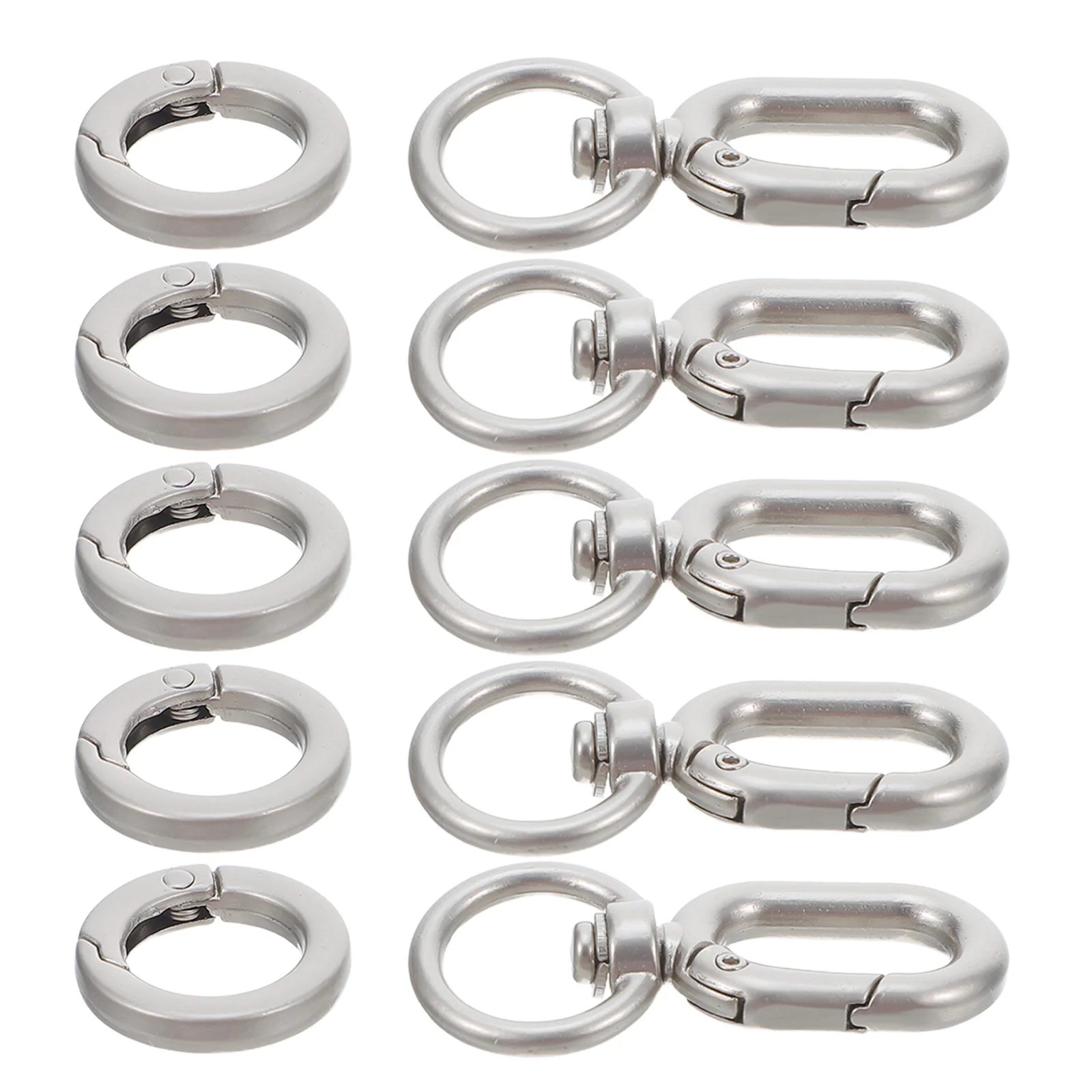 

5 комплектов вращающихся застежек с двойным открытием, прочный металлический брелок, фурнитура для путешествий на открытом воздухе, поделки своими руками, сверхмощные