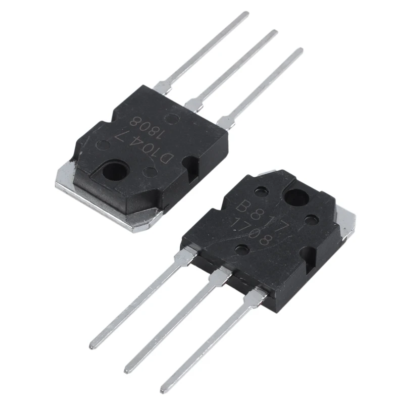 6 Siliciumtransistor-D 1047 + B 817, 200 V, 12 a