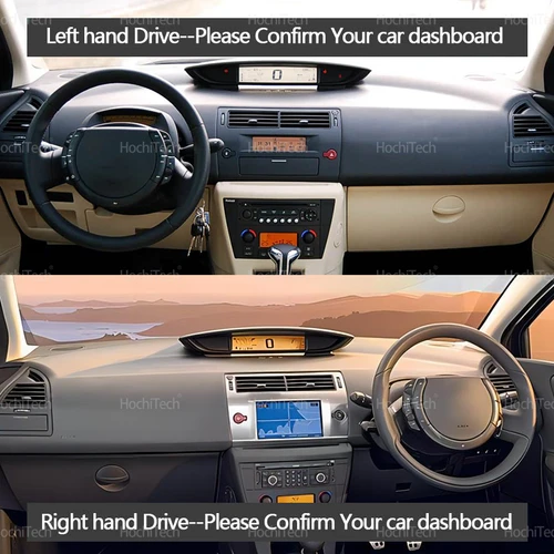 Imagen 2 del producto Alfombrilla de cubierta para salpicadero de coche para Citroen C4 c-quatre 2004-2010, alfombrilla parasol para Panel de instrumentos, alfombras Anti-UV, accesorios para coche LHD RHD