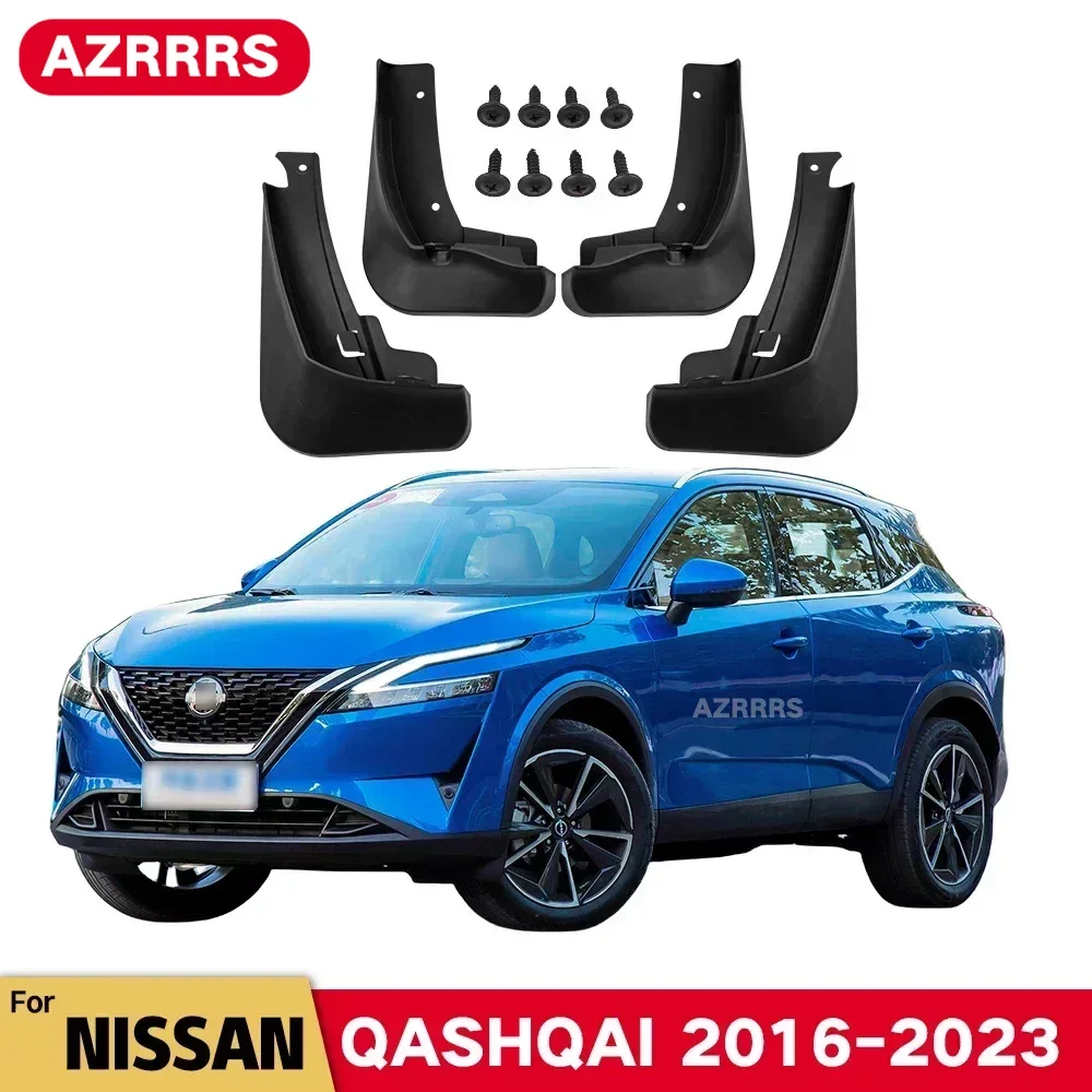

Брызговики для NISSAN QASHQAI 2016-2022 2023 брызговики брызговики передние и задние колеса крыло автомобильные аксессуары 4 шт.