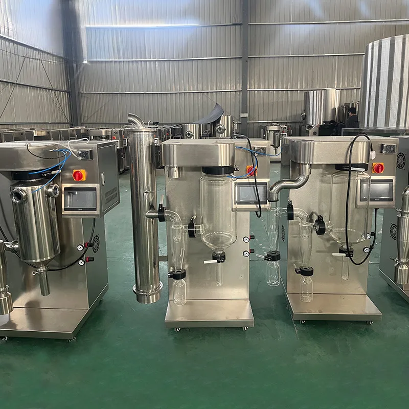 Lab Scale 2L/H Washing Flavor Egg Milk Powder Small Mini Dryer Hine Two Fluided Spray Drying Equipment