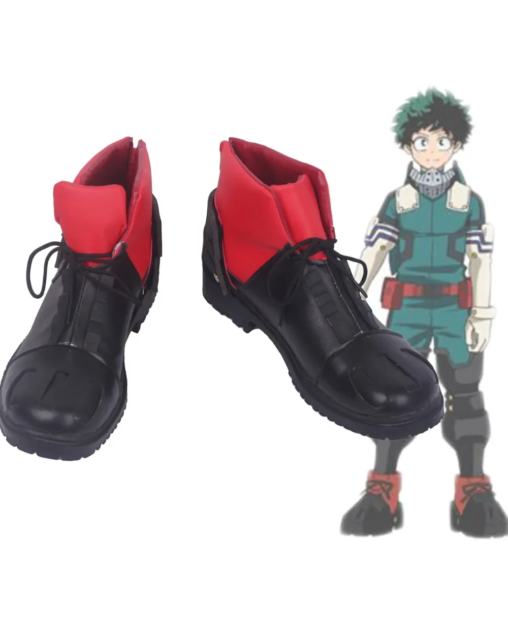 

Boku no Hero Akademia Izuku Midoriya Cosplay Shoes Black Boots My Hero Academia Cosplay Custom Made