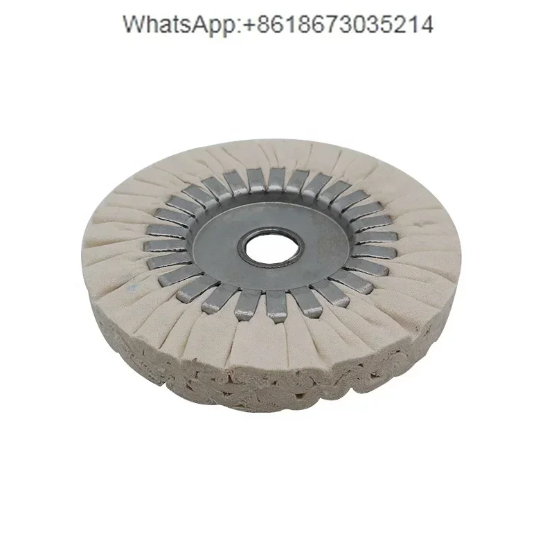 

150X22/19/14X20mm cotton polishing wheel cloth polishing wheel for woodworking edge banding machine