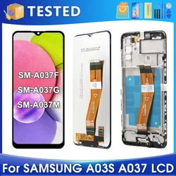 6,5 ''A03S для Samsung A037F A037M A037G A037U A037W ЖК-дисплей с цифровым преобразователем сенсорного экрана в сборе, замена