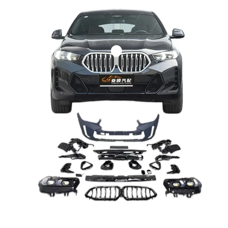 

Pgraded From for 20-22 X6 G06 Front Bumper Body Kit to 24 LCI Sport Kit