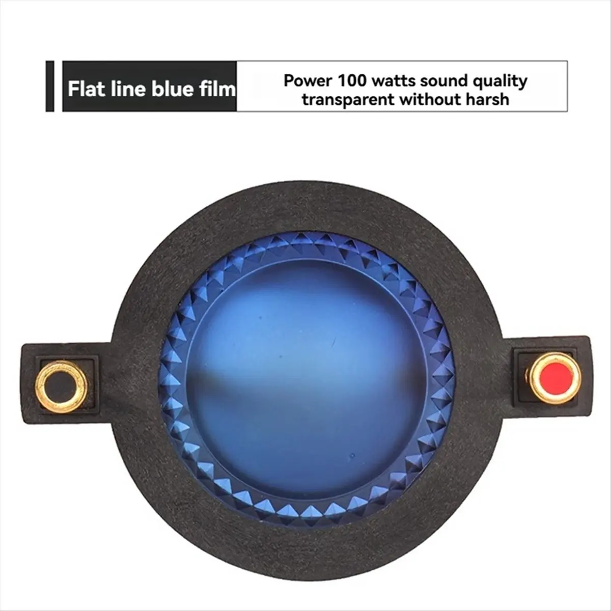 A40I Audio Speaker 44 Core 44.4mm Tweeter Treble Voice Coil Replacement Diaphragm High Pitched Membrane Round Dome Speaker