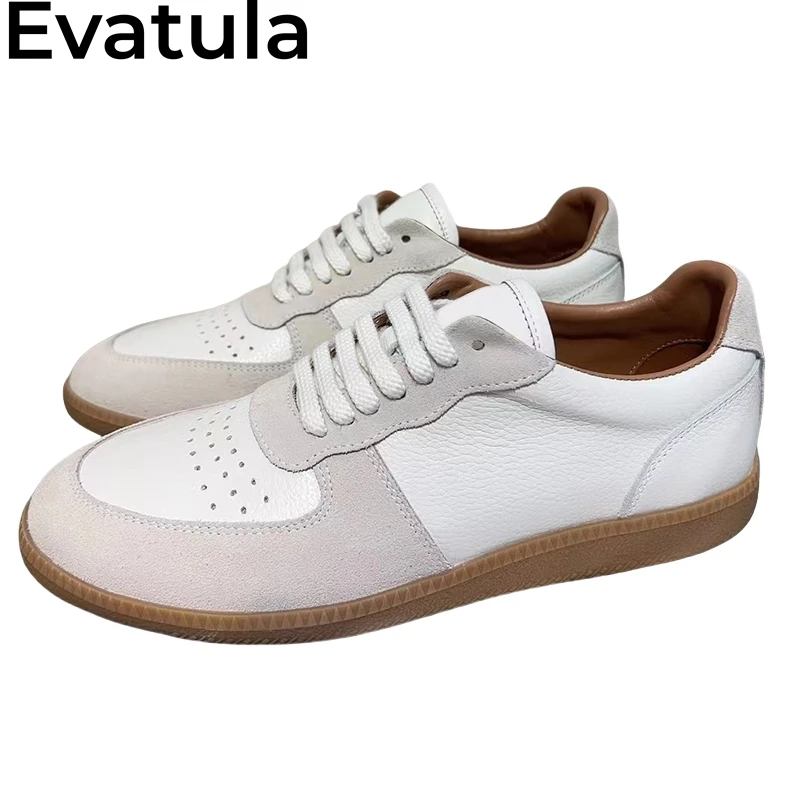 

2024 Autumn Real Leather Lace Up Casual Sneakers Men Thick Sole Flat Shoes Male Comfort Walking Driving Shoes Zapatos Hombres