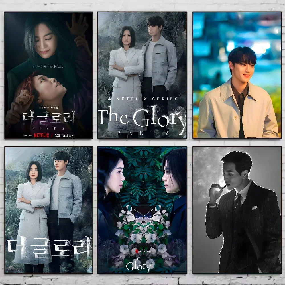 Hot The Glory 2 TV Show Korean Movie Poster HD Art Sticky Wall Waterproof Home Living Room Bedroom Bar Aesthetic Decoration