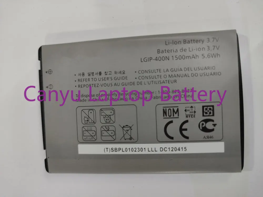 1500mAh LGIP-400N battery for LG OPTIMUS M/C/U/V/T/S/1 VM670 LS670 MS690 P500 P509 P503 P520 GX200 GX300 GW620 GM750 GT540