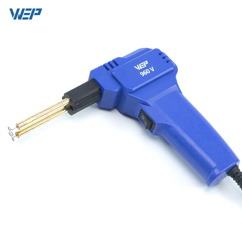 WEP 960-V Hot Stapler Plastic Welding Repair Tool With LED Lights Car Bumper Repair Soldering Iron Welder  Plastic Welding Kit