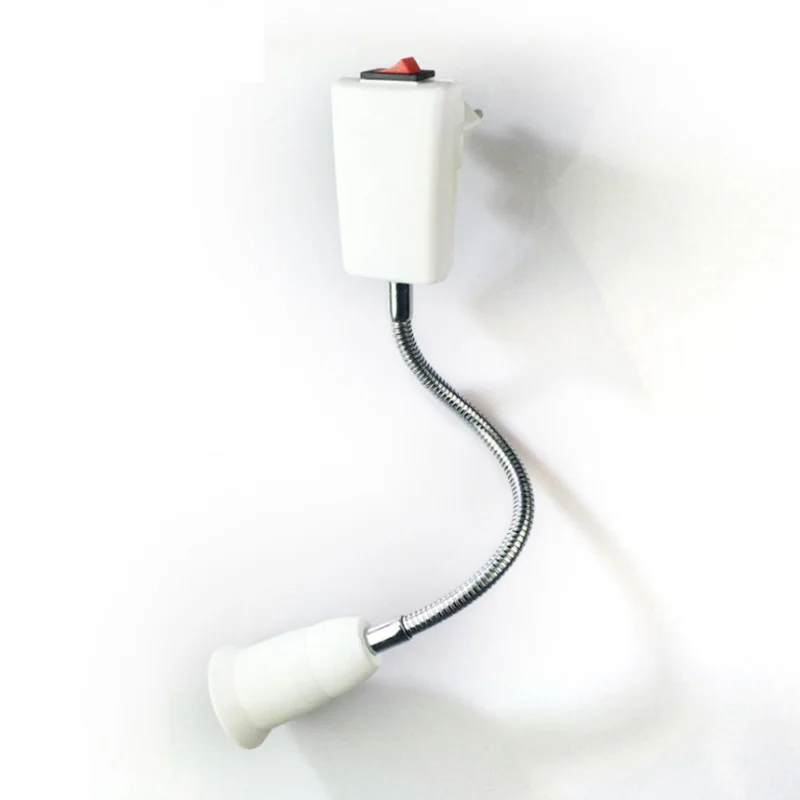 A prova di fuoco Materiale 20 centimetri 30 centimetri UE/Spina DEGLI STATI UNITI a E27 Lampada Lampadine Presa Convertitori Holder Flessibile cavo