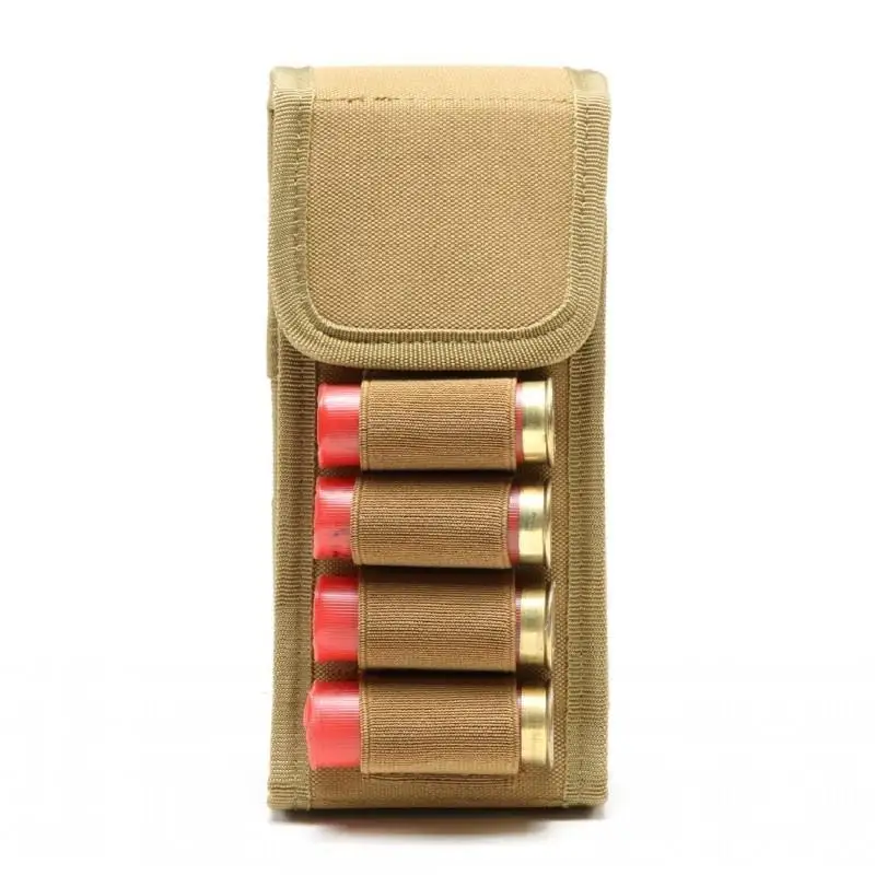 Tactische Molle Magazijn Zakje 16 Ronde 12 Gauge 12ga Munitie Schelpen Houder Patroonhouder Militaire Jacht Airsoft Geweer Munitie Zak