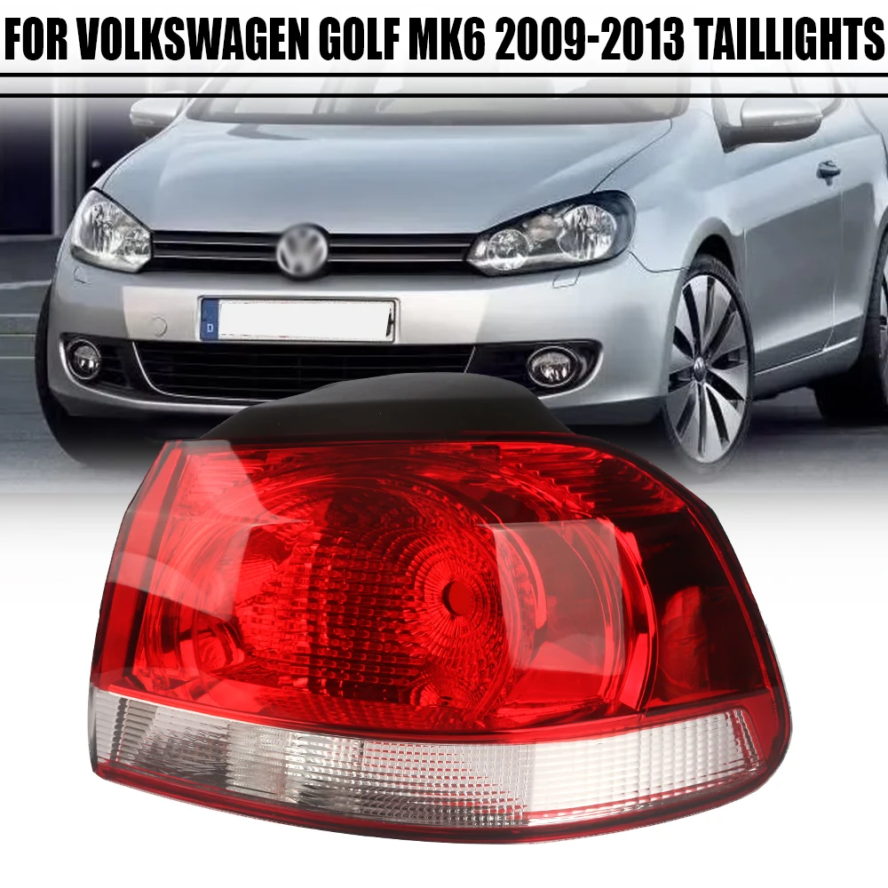 Left/Right Side Tail Lamp For Volkswagen Golf MK6 Hatchback 2009 2010 2011 2012 2013  Rear Tail Light Brake Lamp with