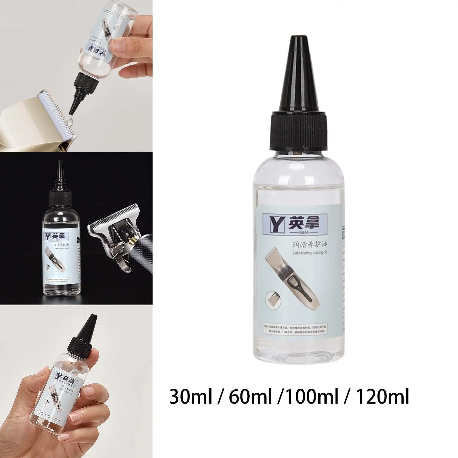 Aceite de mantenimiento de afeitadora, lubricación, cortapelos, peluqueros, cortapelos, aceite