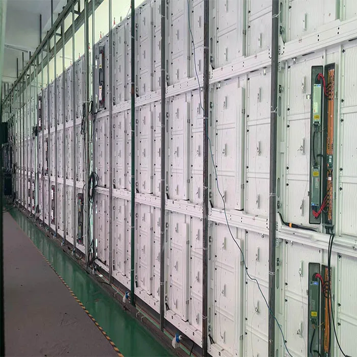 High Quality P5 Outdoor IP66 Waterproof 8K Resolution 4500cd/㎡ Brightness LED Display Screen Corner Design 3D Video Wall