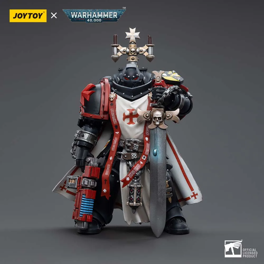 

JOYTOY Dark Source Warhammer 40K Black Holy Church Holy Sword Soldier JT4850 Lombard Brothers Mobile Soldier 1/18 Model Handmade