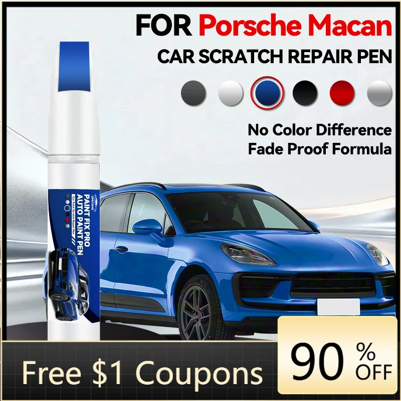 

Автомобильные инструменты и аксессуары: Карандаш для ремонта лакокрасочного покрытия Porsche Macan 2014-2025, аксессуары для устранения царапин, белый мел S9R, M9A, BL