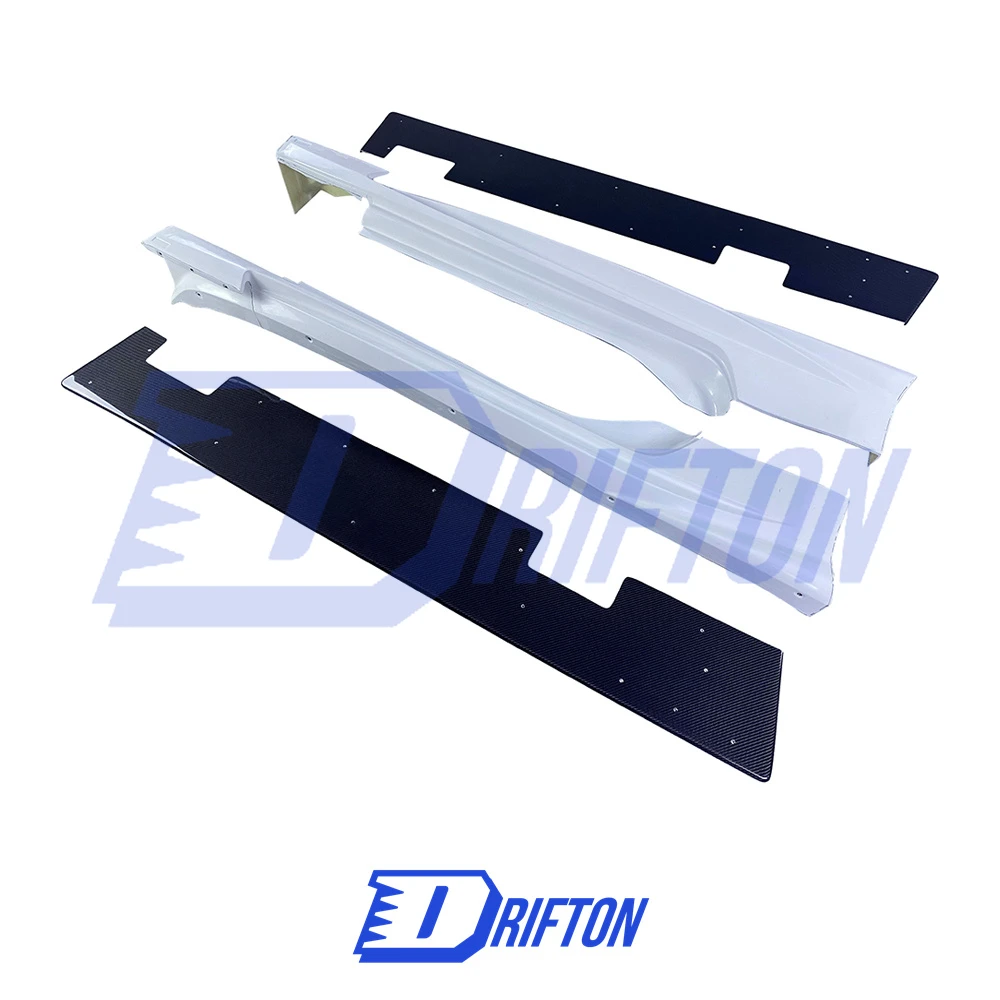 

[free ship] Vari Style Partial Carbon Fiber Side Skirt With Underboard For NIissan 370Z Z34 Body Kit