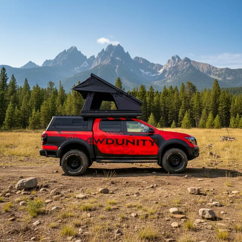 

SUV Truck Camping Hard Shell Aluminum Roof Tent Inflatable Roof Tent Waterproof Pop up Car Roof Top Tent