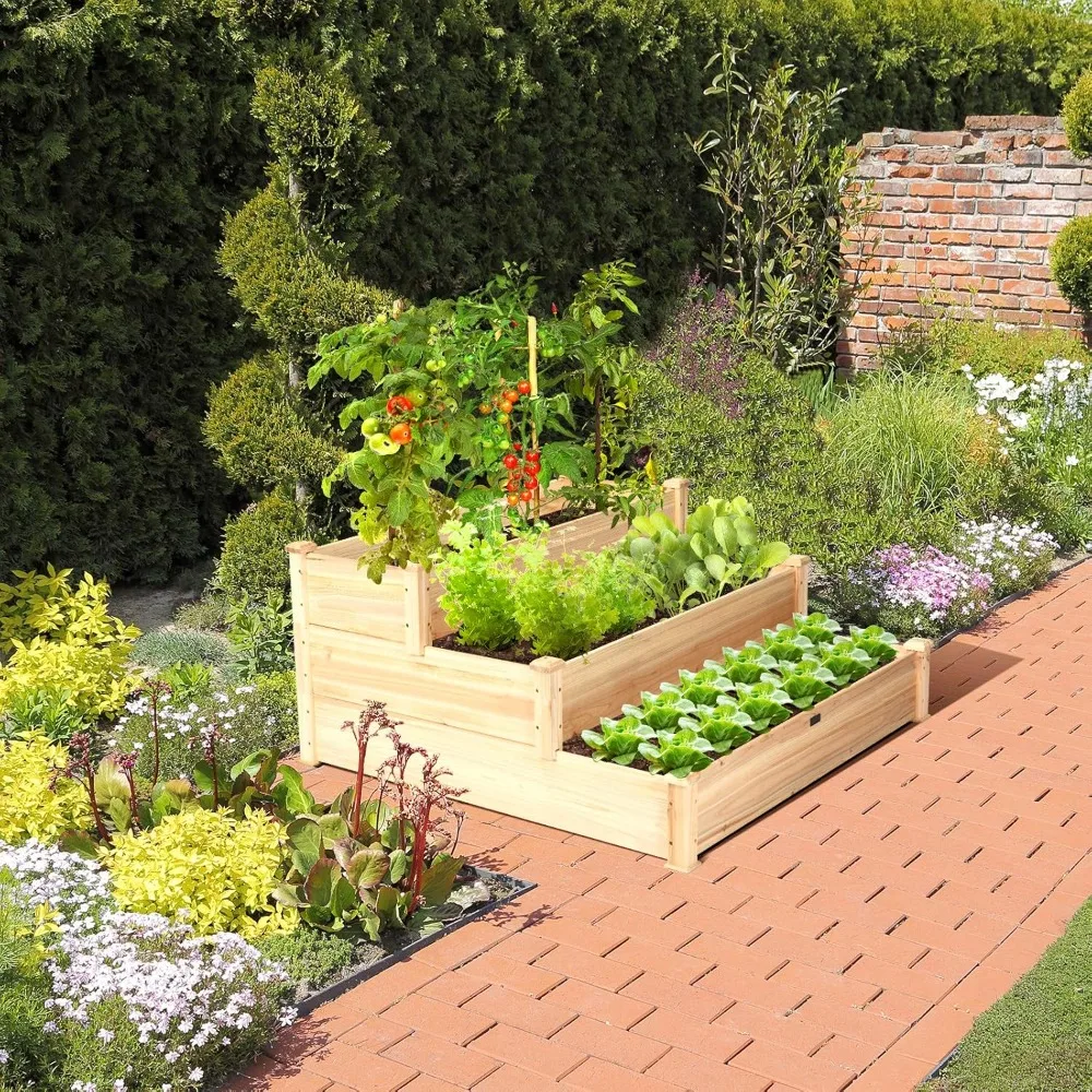 Three-Tiered Wooden…