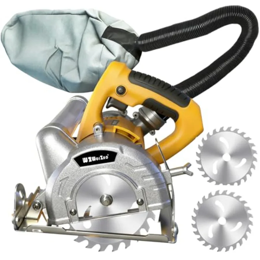 

Mini Circular Saw Corded4"and5" Electric Wood Saw with Vacuum Dust Bag 0-45° Cutting Bevel Max Cutting Depth 1.6" 90° 1.28"(45°